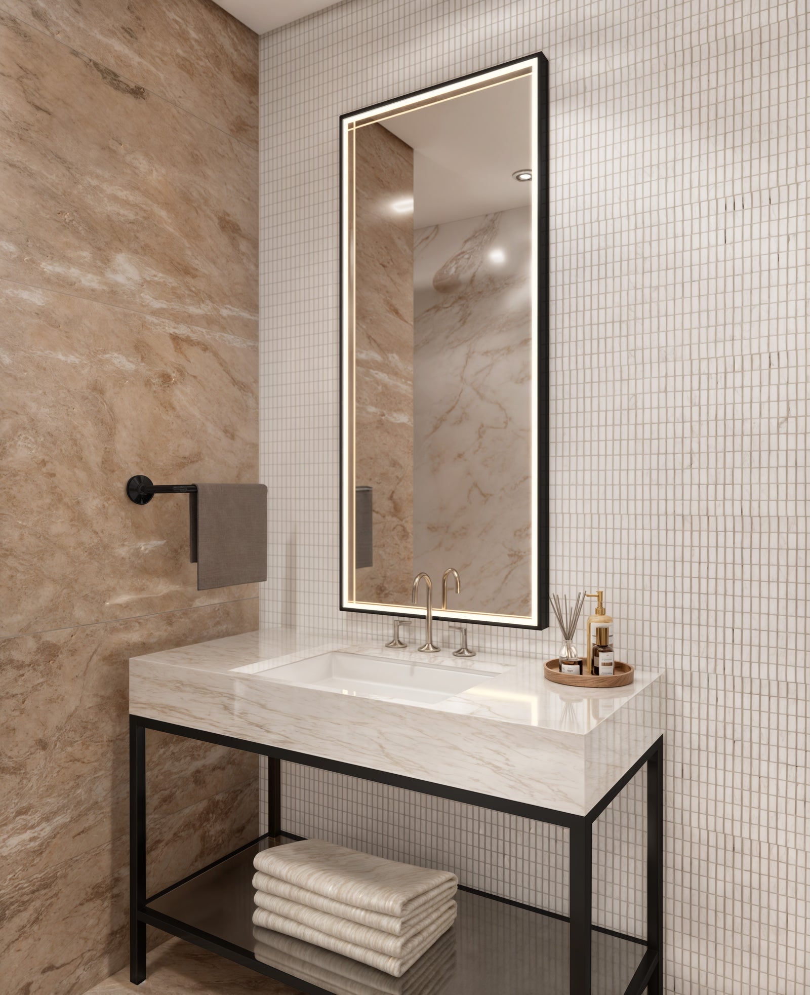 Electric Mirror Radiance™ 26" x 60" LED Lighted Mirror