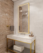 Espejo eléctrico Radiance™ de 26" x 60" con luz LED