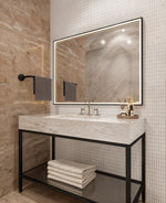 Espejo eléctrico Radiance™ de 48" x 36" con luz LED