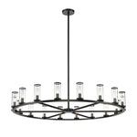 Revolve Clear Glass/Urban Bronze 18 Lights Chandeliers