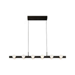 Rezz 36-in Black LED Linear Pendant