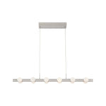 Rezz 36-in Brushed Nickel LED Linear Pendant
