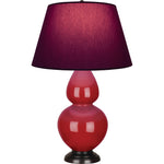 Ruby Red Double Gourd Table Lamp