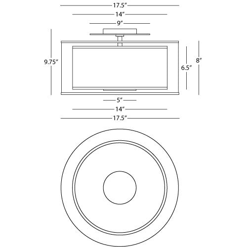 사투르니아 플러시마운트