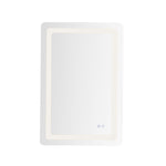 Seneca 24-in Sandblasted Merc Edge LED Vanity Mirror