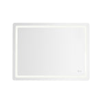 Seneca 48-in Sandblasted Merc Edge LED Vanity Mirror