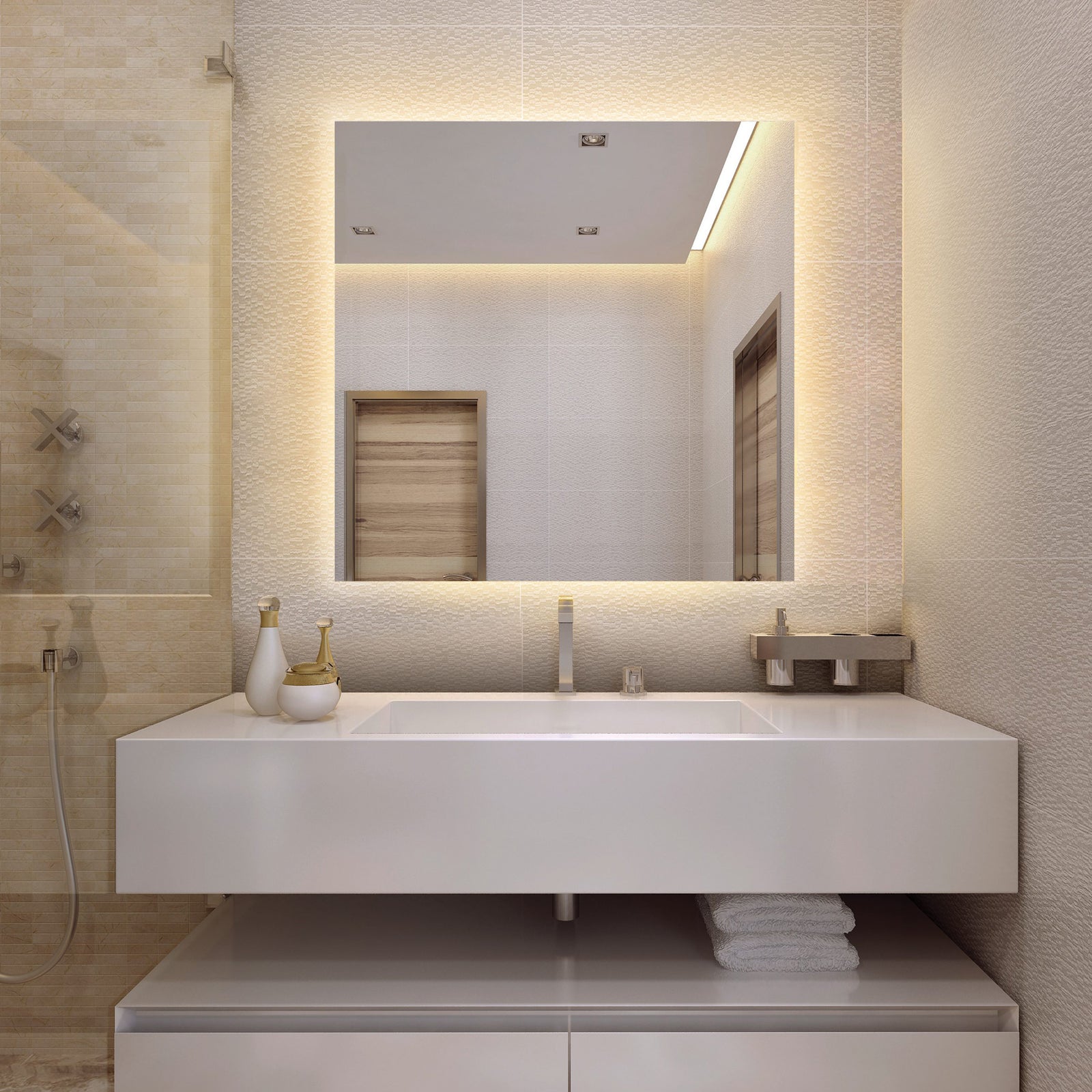 Electric Mirror Serenity™ 36" x 36" LED Lighted Mirror
