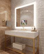 Electric Mirror Silhouette™ 42" x 42" LED Lighted Mirror with 15" TV
