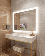 Electric Mirror Silhouette™ 54" x 42" LED Lighted Mirror with 15" TV