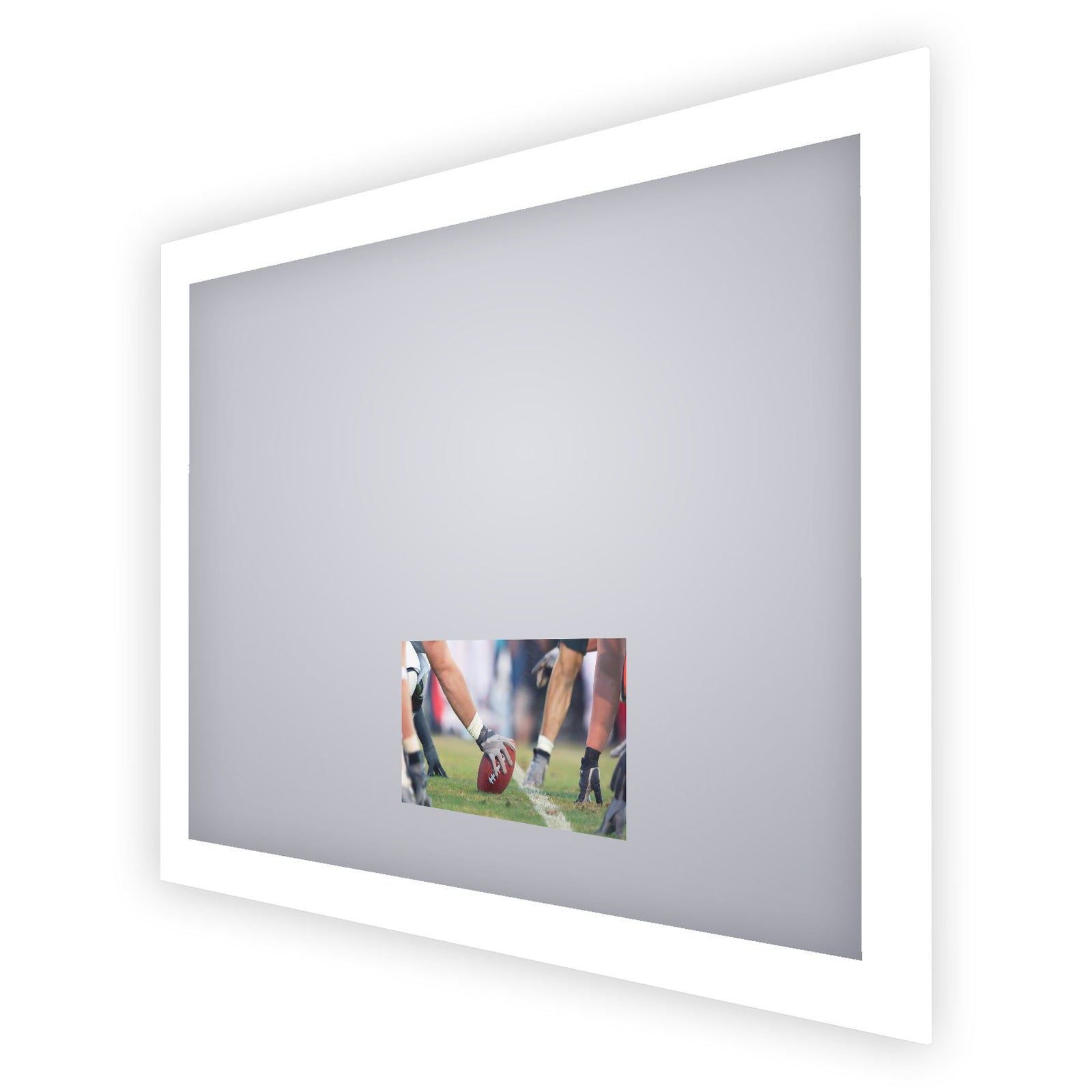 Electric Mirror Silhouette™ 54" x 42" LED Lighted Mirror with 15" TV