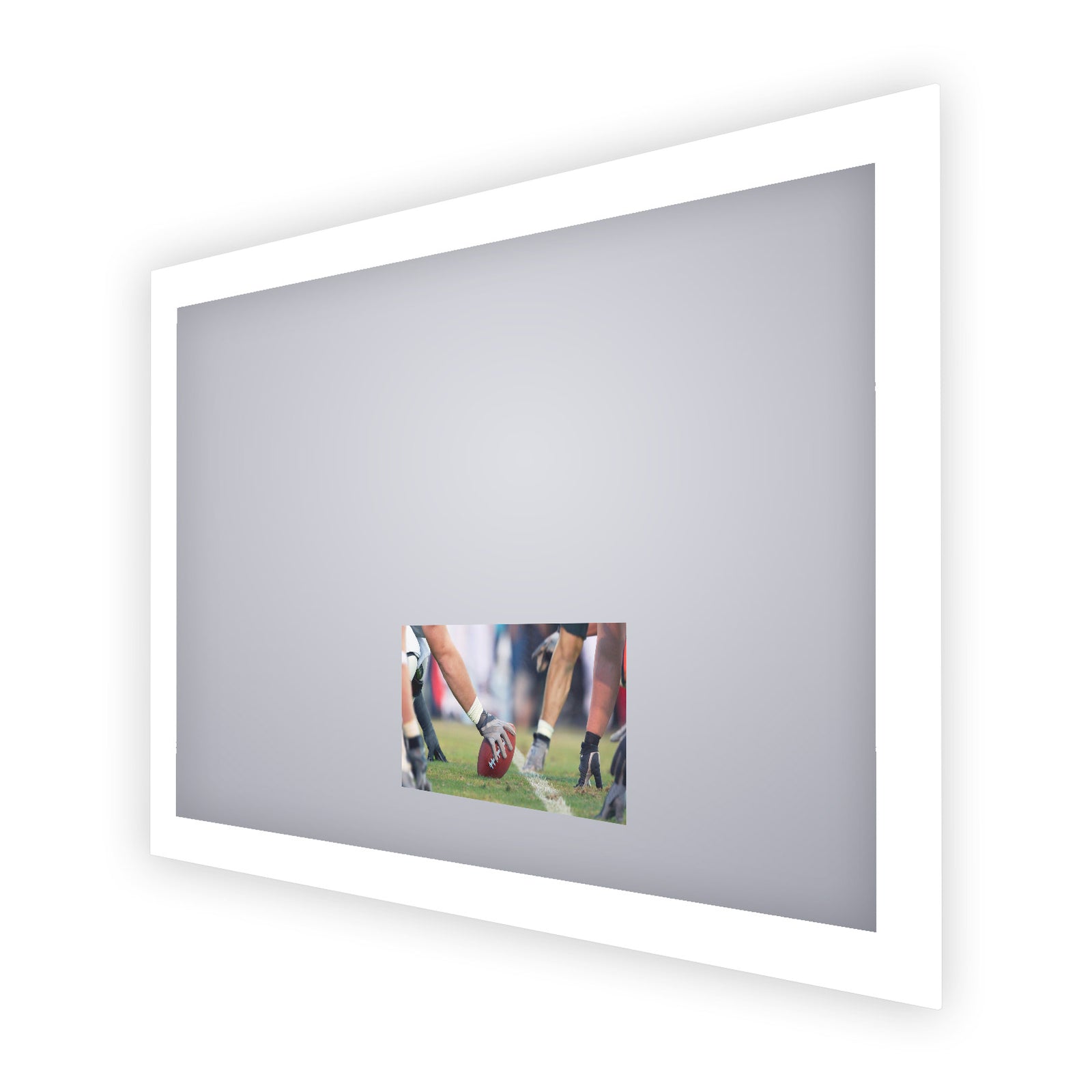 Electric Mirror Silhouette™ 60" x 42" LED Lighted Mirror with 15.6" TV