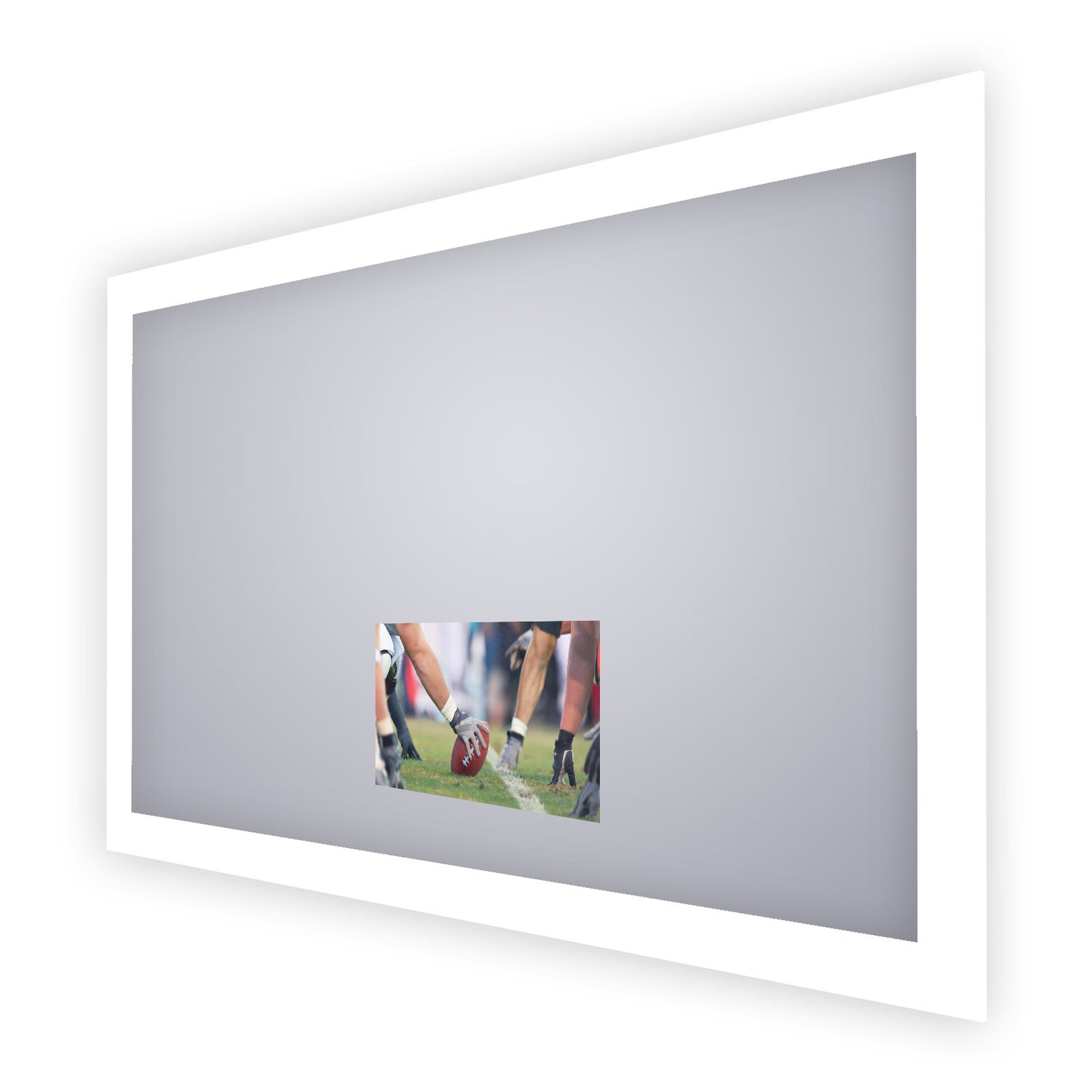 Electric Mirror Silhouette™ 66" x 42" LED Lighted Mirror with 15.6" TV
