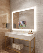 Electric Mirror Silhouette™ 54" x 42" LED Lighted Mirror with 21.5" TV