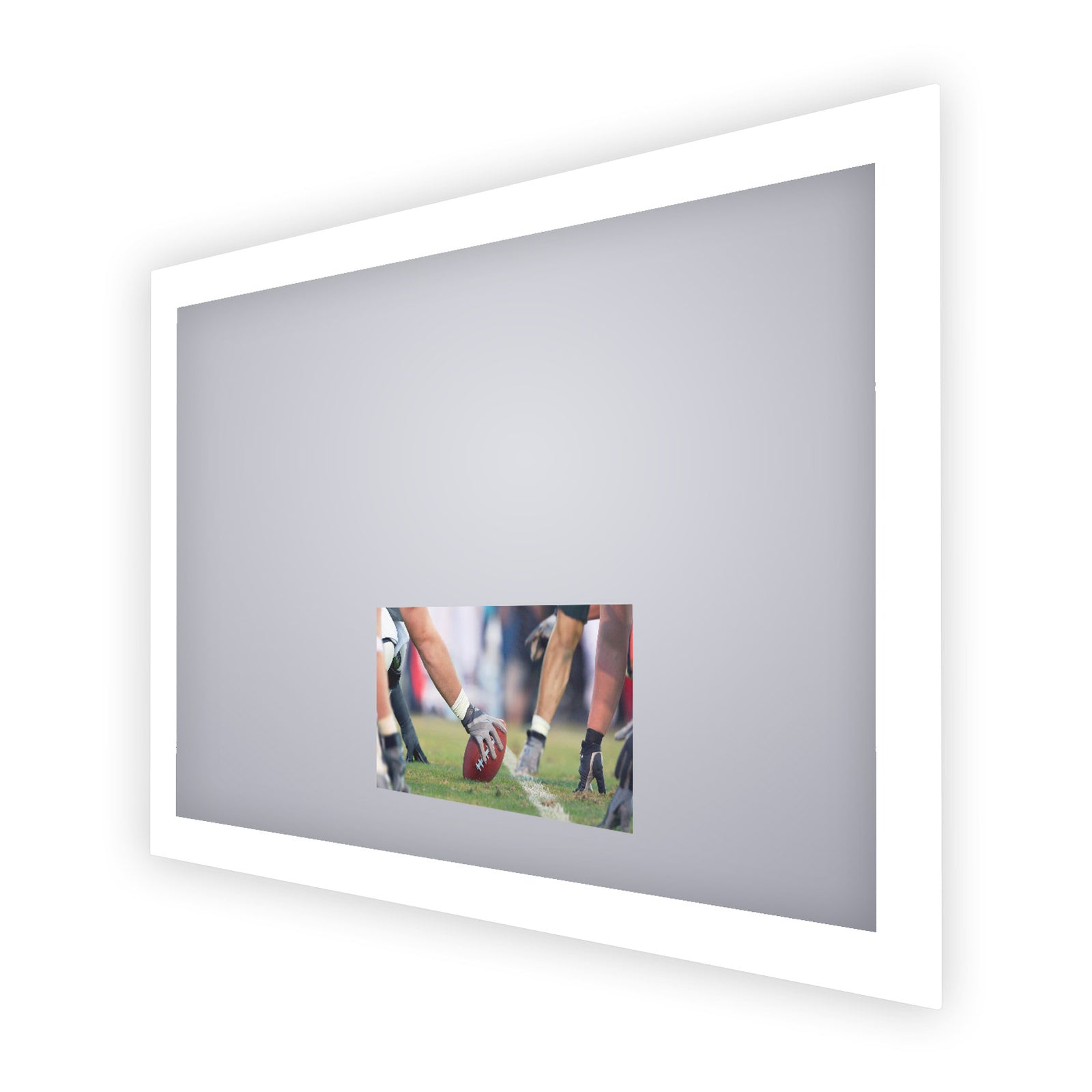 Electric Mirror Silhouette™ 60" x 42" LED Lighted Mirror with 21.5" TV