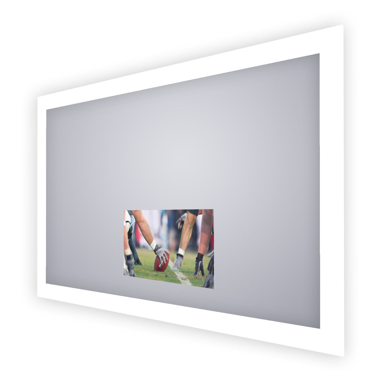 Electric Mirror Silhouette™ 66" x 42" LED Lighted Mirror with 21.5" TV