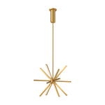 Sirius Minor 20-in Brushed Gold LED Chandeliers