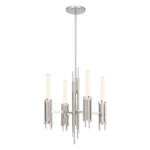 Torres 19-in Polished Nickel 4 Lights Chandeliers
