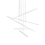 Vega Minor 47-in Brushed Nickel LED Multi Pendant