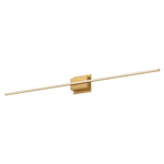 Vega Minor 48-in Brushed Gold LED Wall Sconce