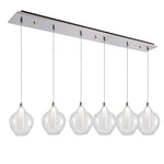 Victoria 43-in Chrome 6-Light Multi Pendant