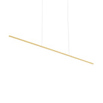 Vega Minor 60-in Brushed Gold LED Linear Pendant
