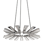 Wedge 26" Large Pendant - Polished Chrome