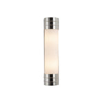 Willard 18-in Polished Nickel/Opal Matte Glass 2 Lights Wall/Vanity