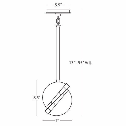 마이클 버먼 브뤼트 펜던트