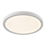 Titan 15'' Wide Integrated LED Round Flush Mount - White