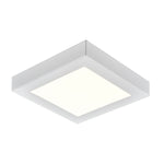 Titan 6'' Wide Integrated LED Square Flush Mount - White