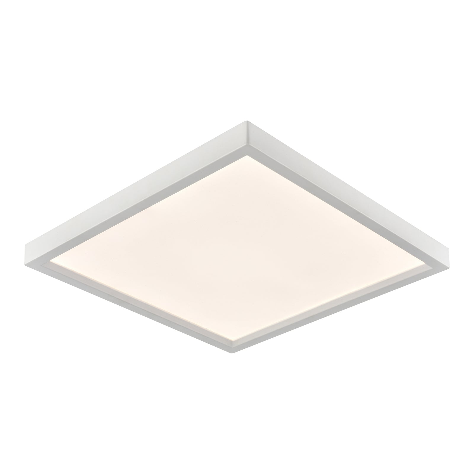 Titan 15'' Wide Integrated LED Square Flush Mount - White