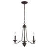 Farmington 18'' Wide 3-Light Chandelier - Oil Rubbed Bronze