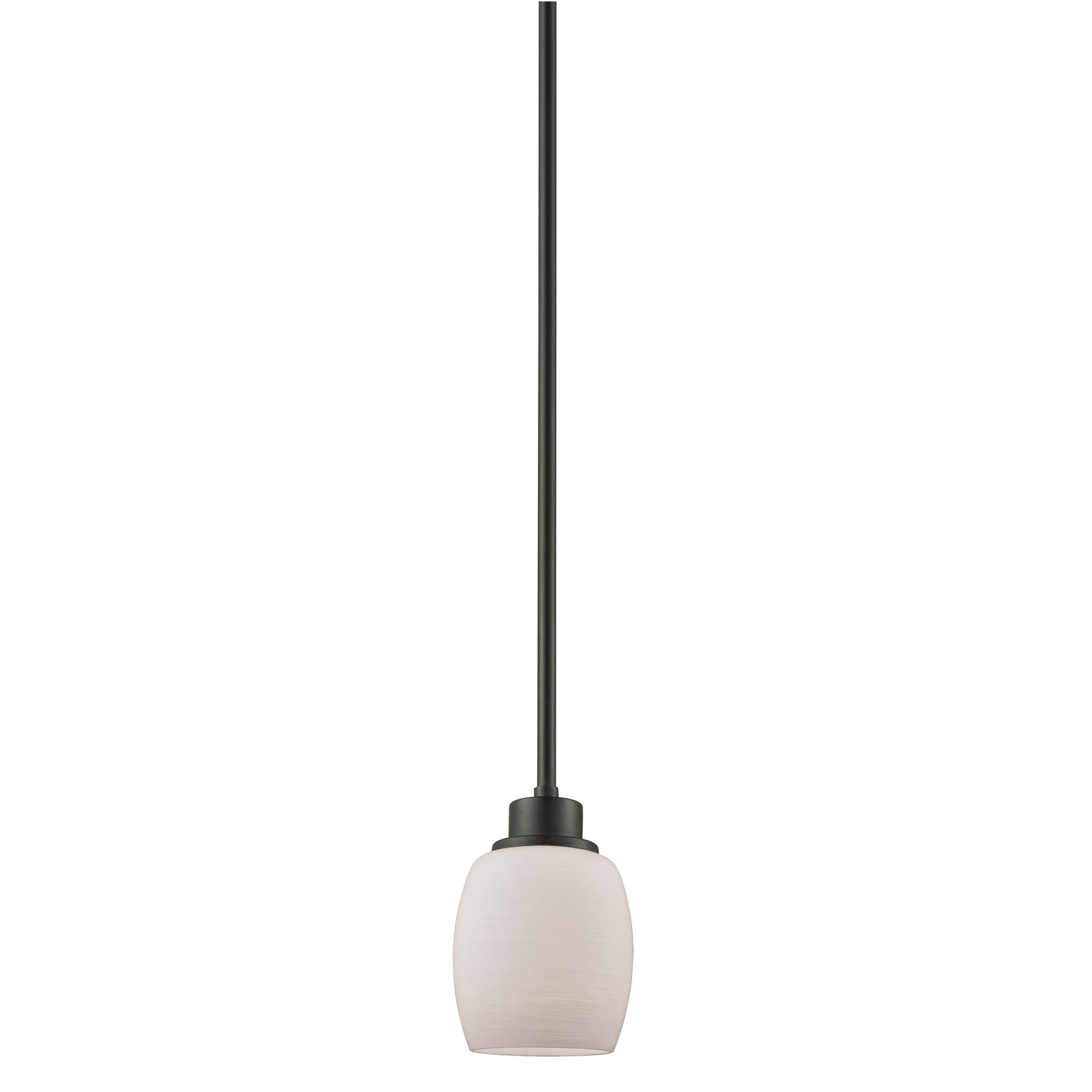 Casual Mission 5'' Wide 1-Light Mini Pendant - Oil Rubbed Bronze