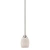 Casual Mission 5'' Wide 1-Light Mini Pendant - Brushed Nickel