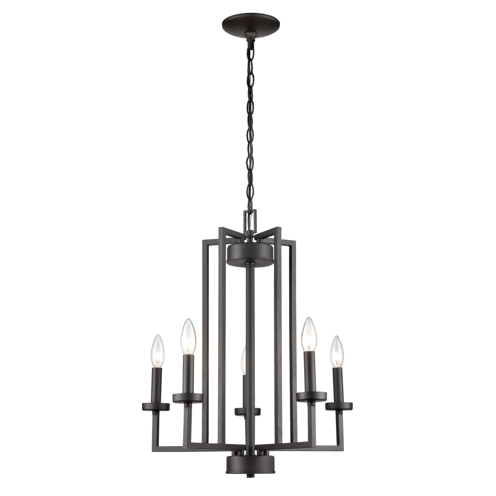 West End 20'' Wide 5-Light Chandelier - Oil Rubbed Bronze
