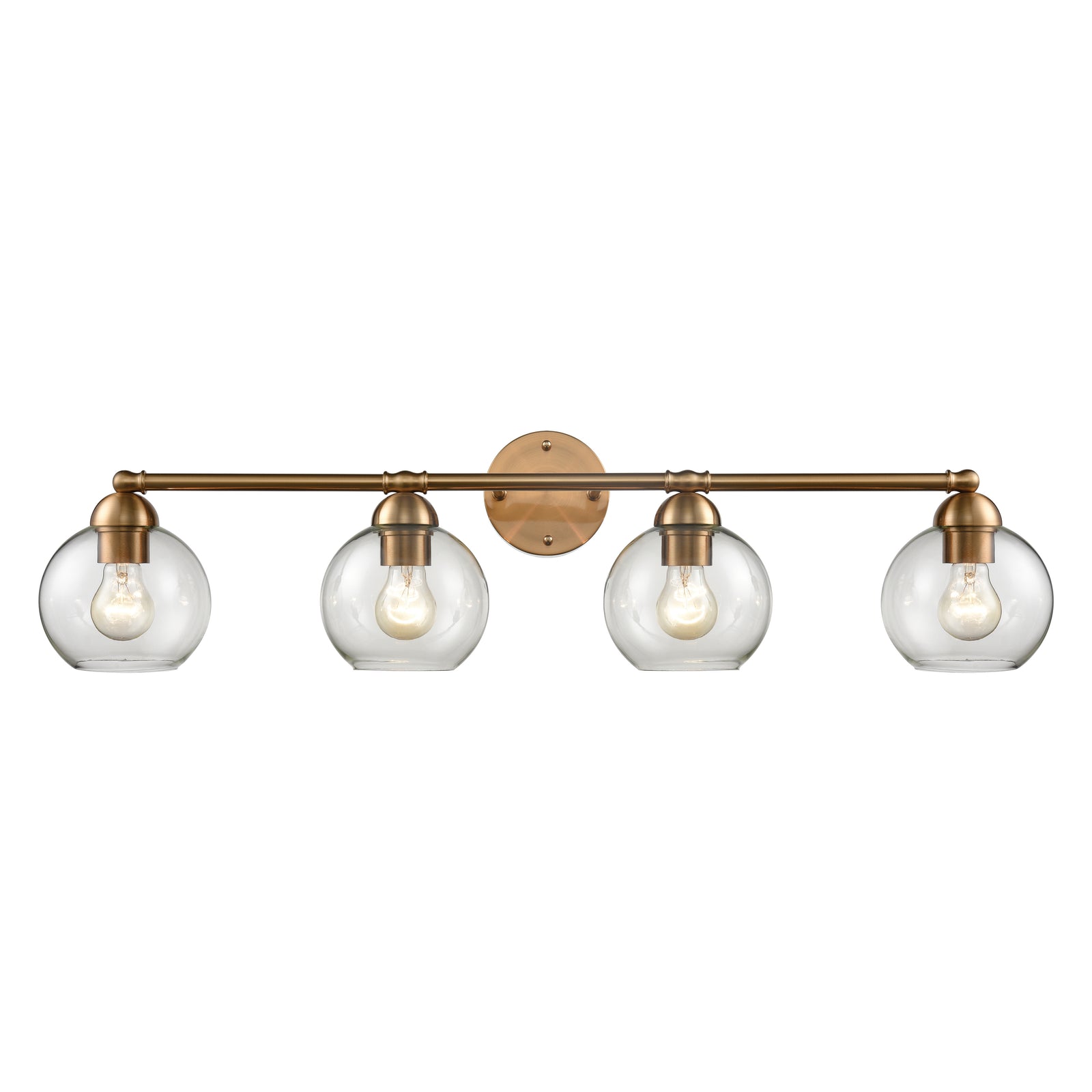 Astoria 35'' Wide 4-Light Vanity Light - Satin Gold