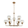 Astoria 32'' Wide 9-Light Chandelier - Satin Gold