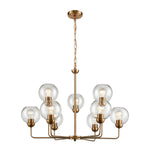 Astoria 32'' Wide 9-Light Chandelier - Satin Gold