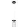 Oakland 4'' Wide 1-Light Mini Pendant - Black