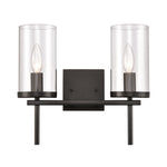 Oakland 13.5'' Wide 2-Light Vanity Light - Black