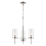 Oakland 19'' Wide 3-Light Chandelier - Chrome
