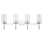 Oakland 32.5'' Wide 4-Light Vanity Light - Chrome