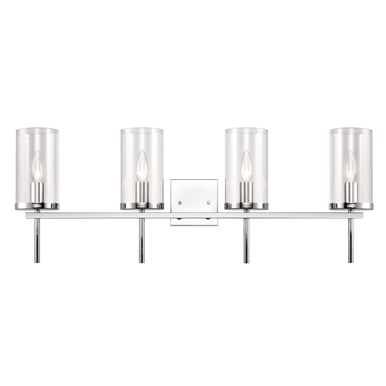 Oakland 32.5'' Wide 4-Light Vanity Light - Chrome