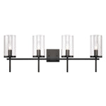 Oakland 32.5'' Wide 4-Light Vanity Light - Black