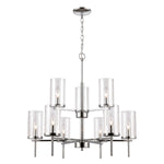 Oakland 28.5'' Wide 9-Light Chandelier - Chrome