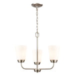 Winslow 19'' Wide 3-Light Chandelier - Brushed Nickel