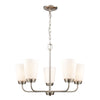 Winslow 25'' Wide 5-Light Chandelier - Brushed Nickel