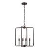 Park Slope 15.75'' Wide 4-Light Pendant - Oil Rubbed Bronze