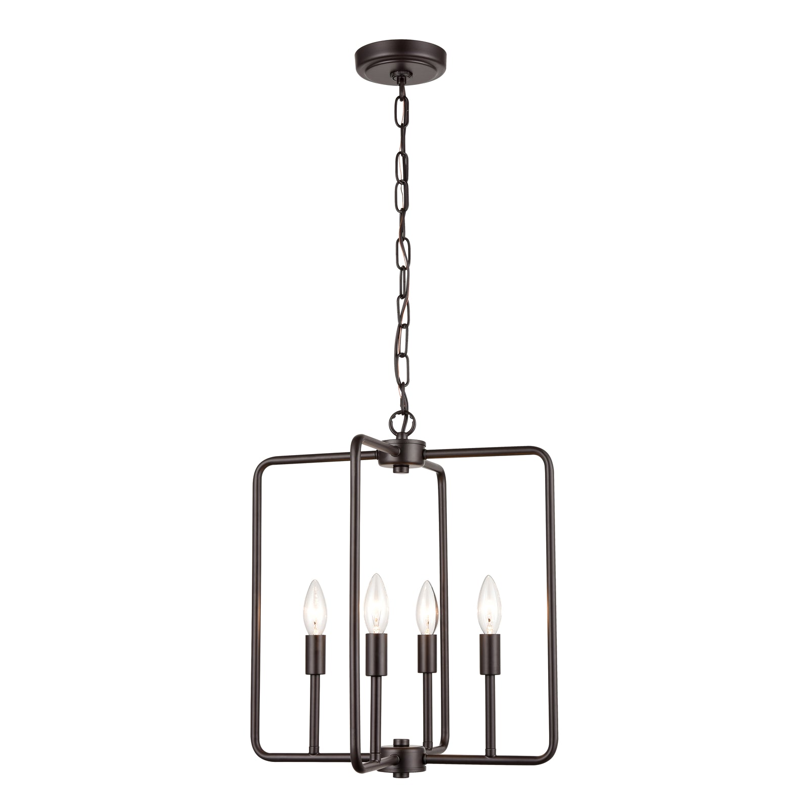 Park Slope 15.75'' Wide 4-Light Pendant - Oil Rubbed Bronze