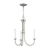 Meadowview 18'' Wide 3-Light Chandelier - Brushed Nickel